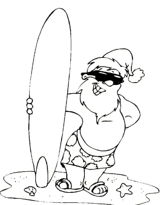 Navidad En Julio Para Colorear 24