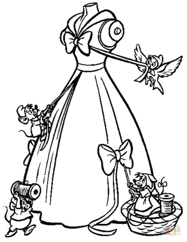 Ausmalbilder Cinderella 18