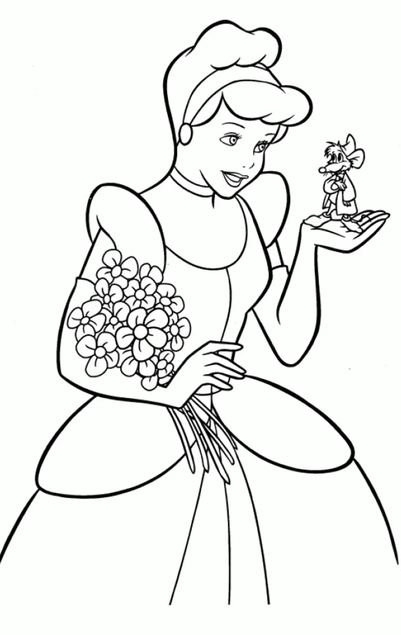 Ausmalbilder Cinderella 26