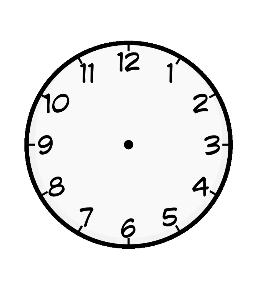 Uhr Ausmalbilder 5
