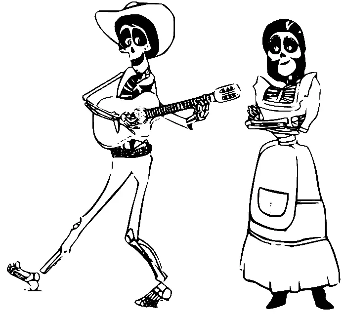 Coco Coloring Pages 18