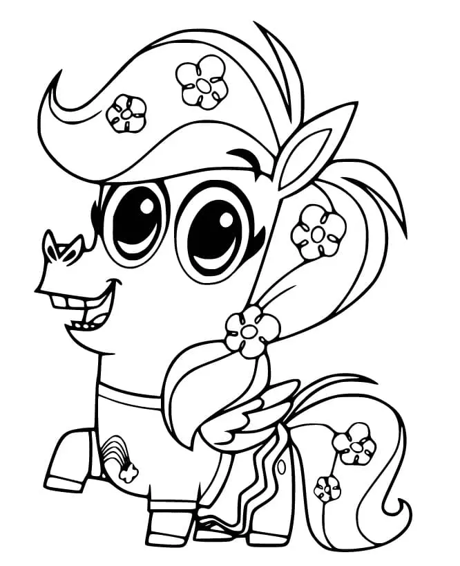 Corn and Peg Coloring Pages 2