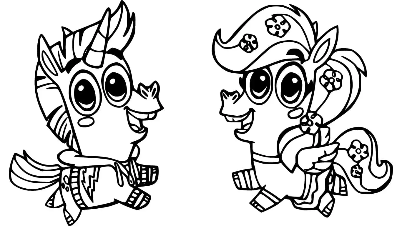 Corn and Peg Coloring Pages 3