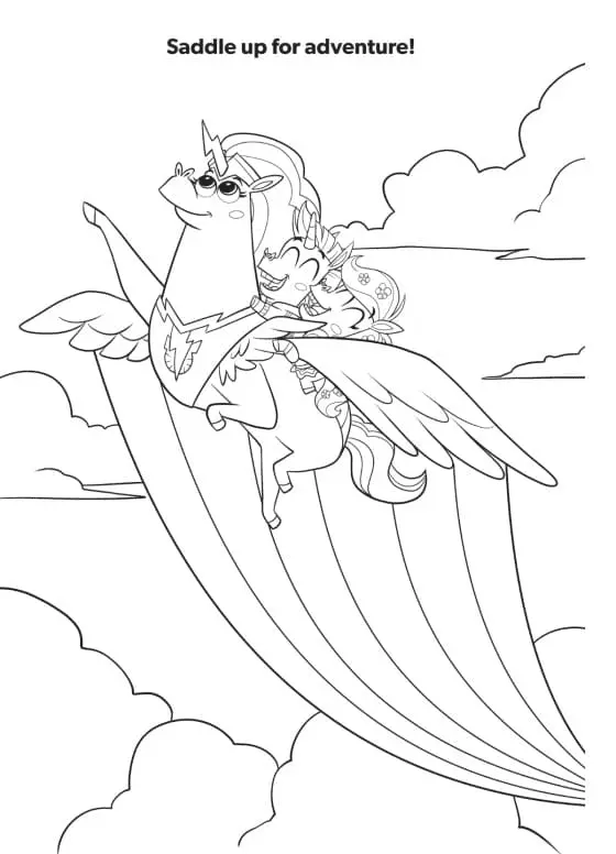 Corn and Peg Coloring Pages 4