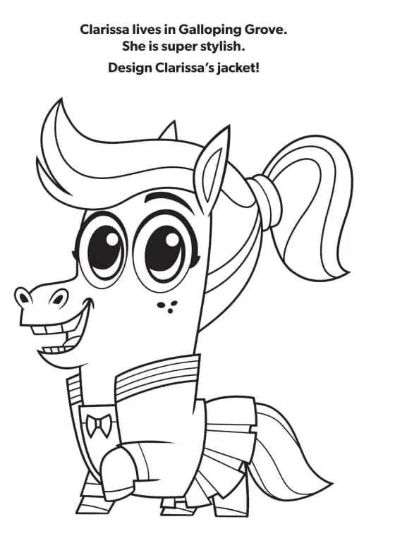 Corn and Peg Coloring Pages 5