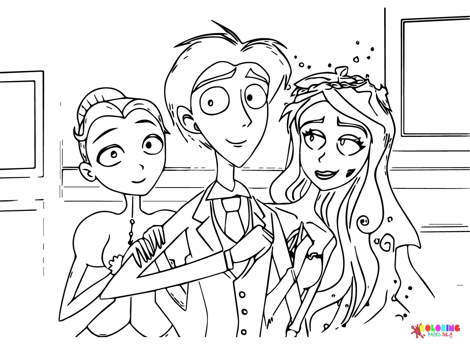 Corpse Bride Coloring Pages 11