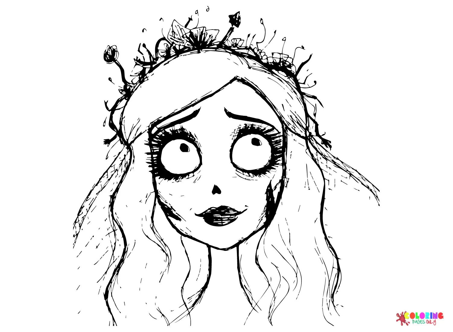 Corpse Bride Coloring Pages 4