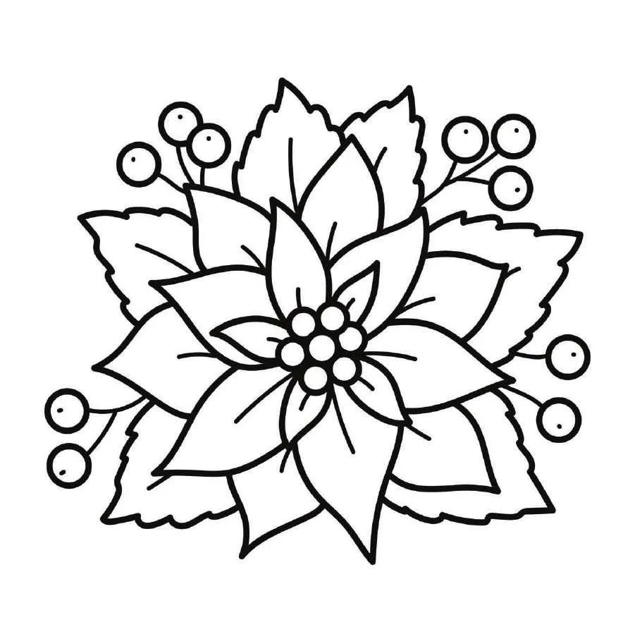 Gemütliche Weihnachten Ausmalbilder 23