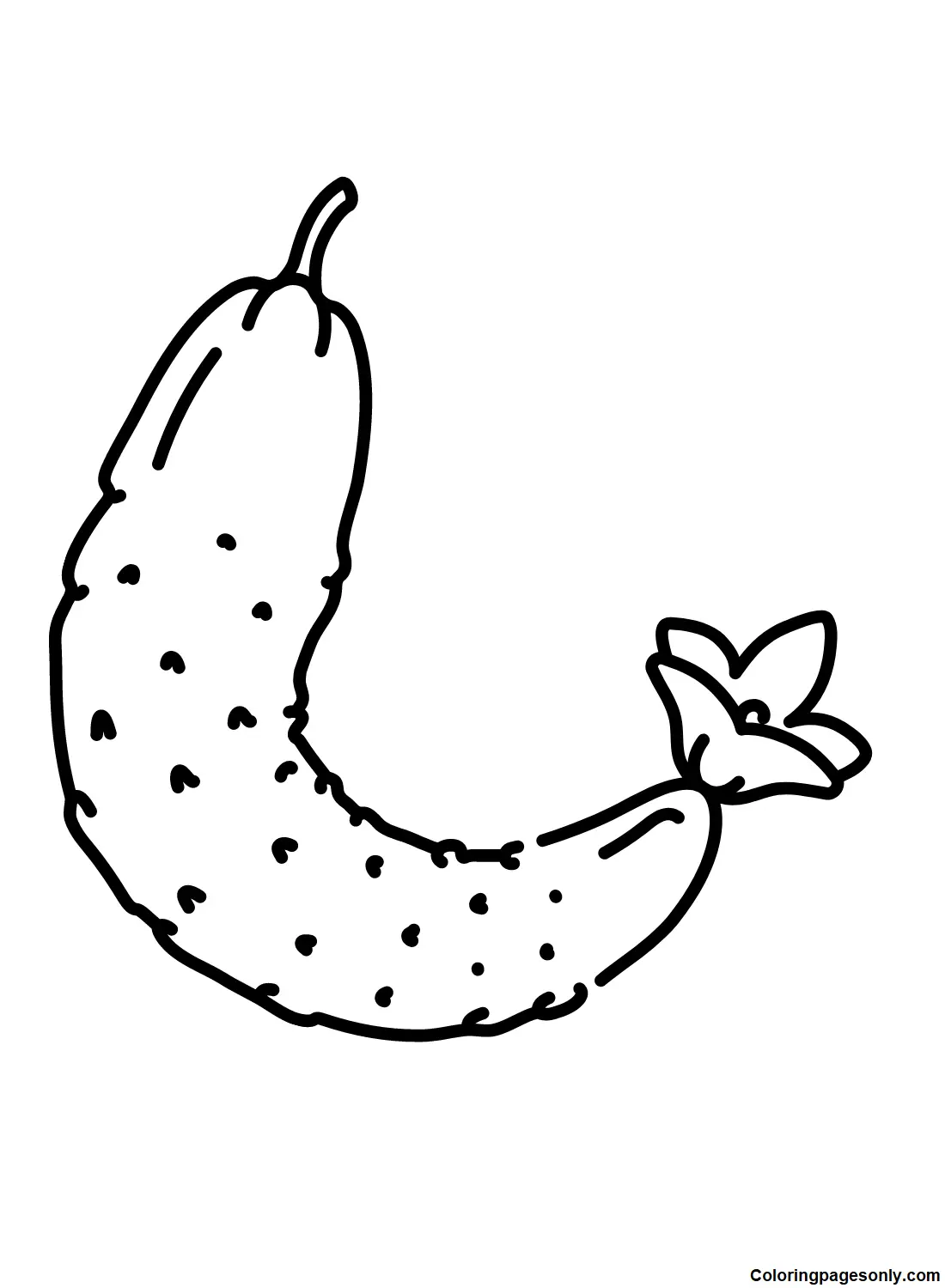 Pepino Para Colorear 17