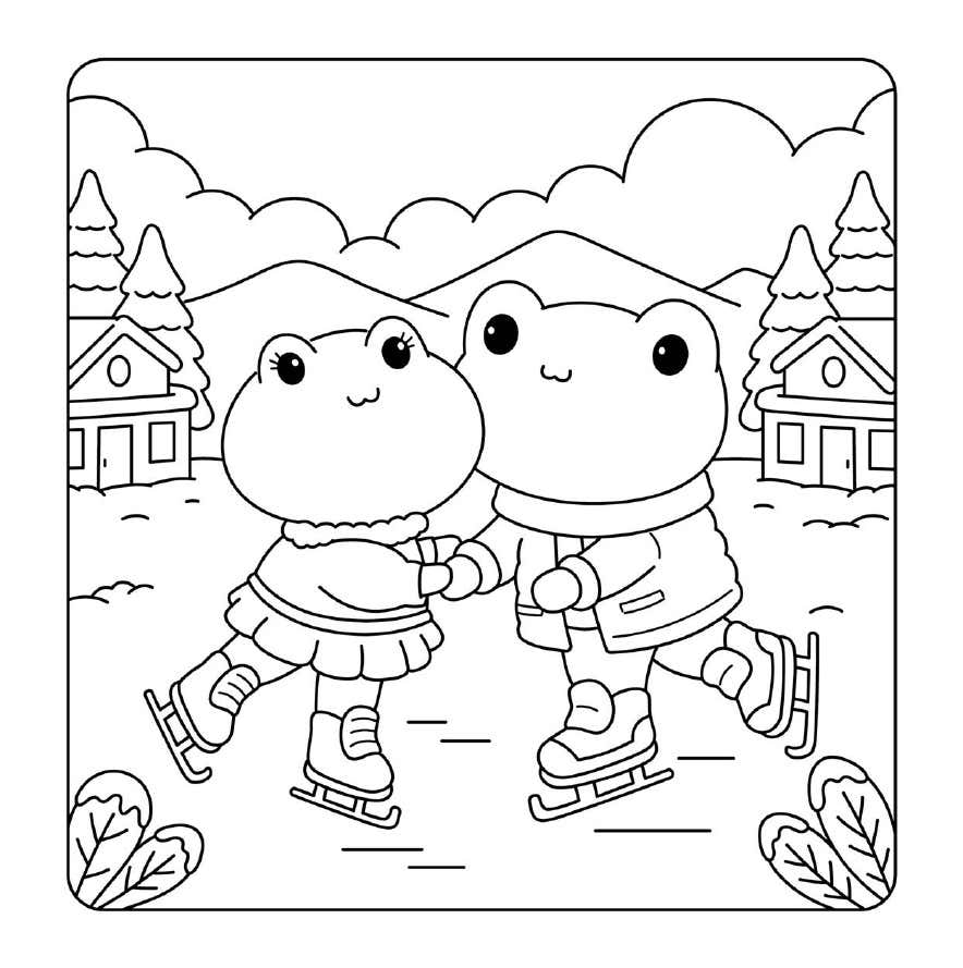 Cuddly Friends para Colorear 29
