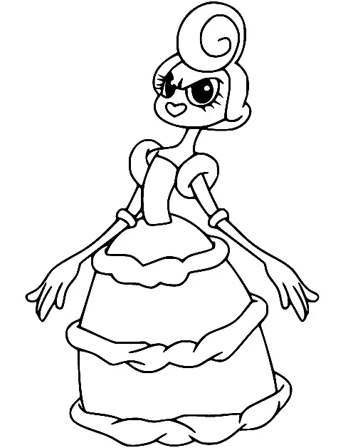 Cuphead Coloring Pages 108