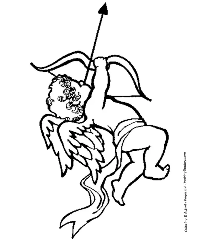 Cupido Para Colorear 11