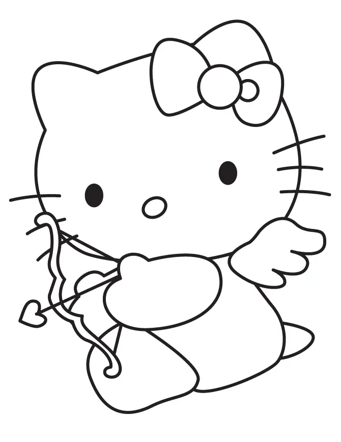 Cupido Para Colorear 14