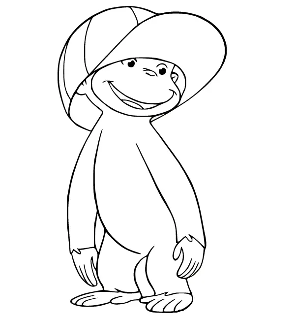 Curious George Coloring Pages 30