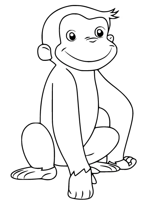 Curious George Coloring Pages 39