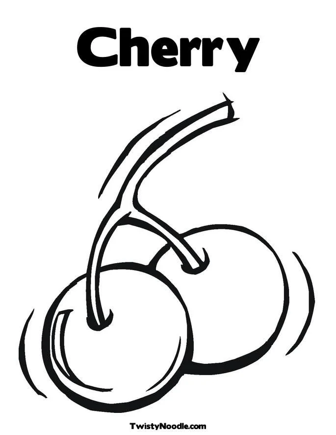 Cute Fruit Coloring Pages 33