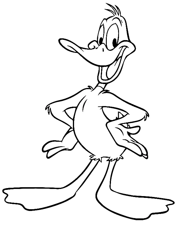 Pato Lucas Para Colorear 10