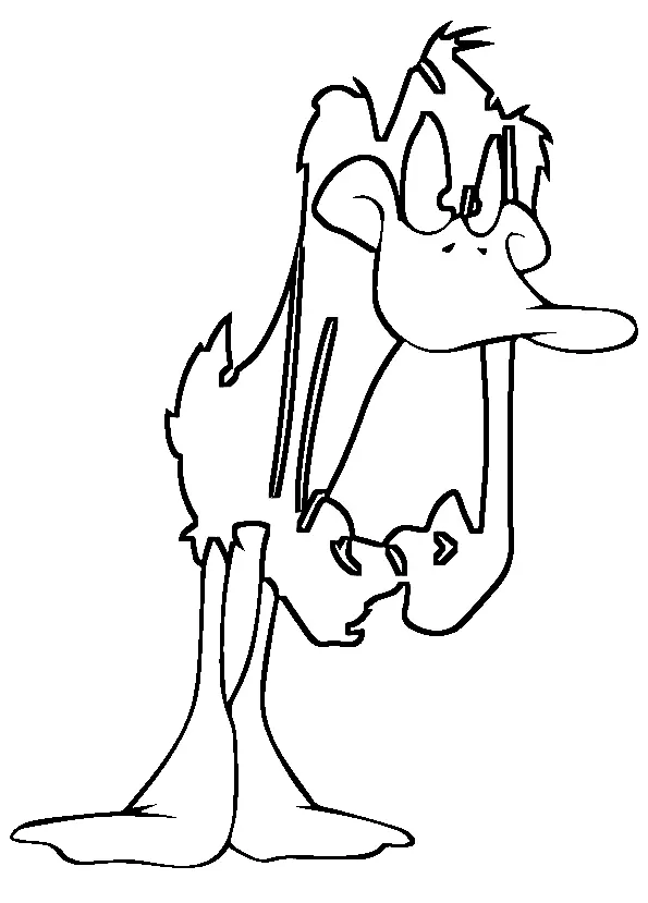 Pato Lucas Para Colorear 16