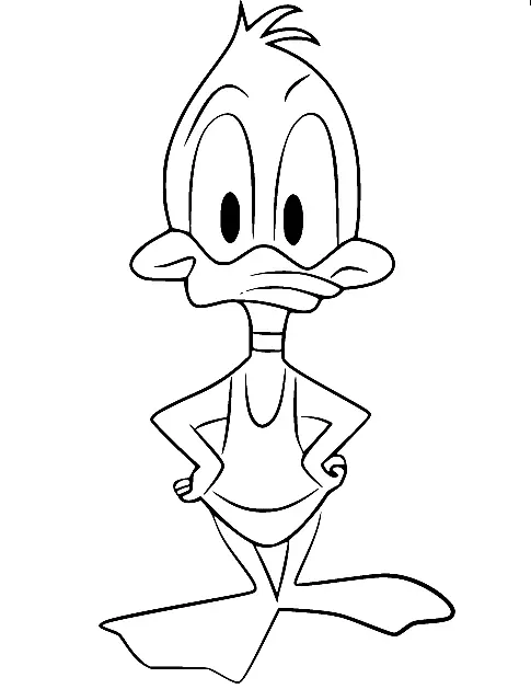Pato Lucas Para Colorear 19