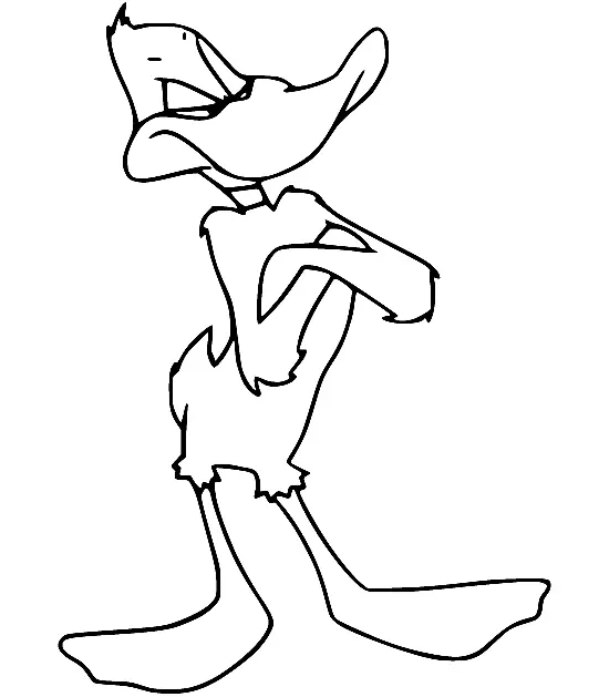 Pato Lucas Para Colorear 22