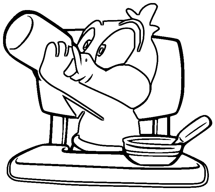 Pato Lucas Para Colorear 26