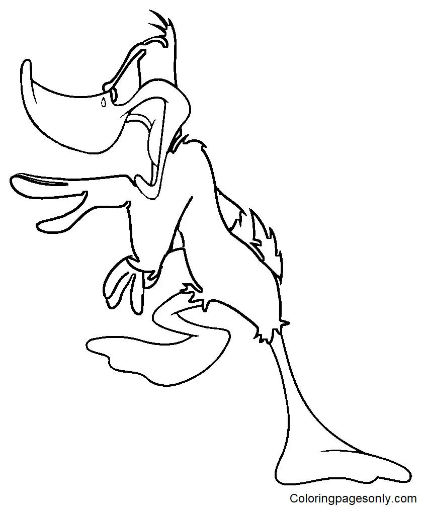 Pato Lucas Para Colorear 34