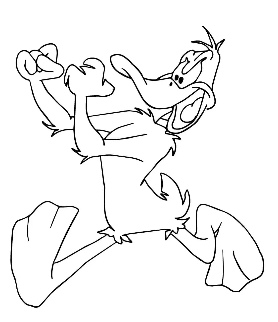 Pato Lucas Para Colorear 4