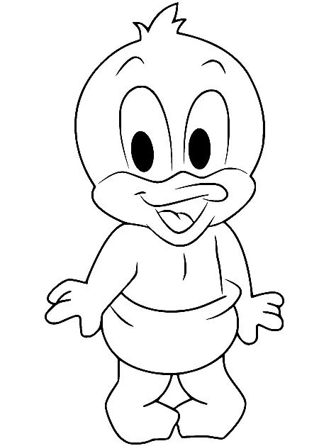 Pato Lucas Para Colorear 42