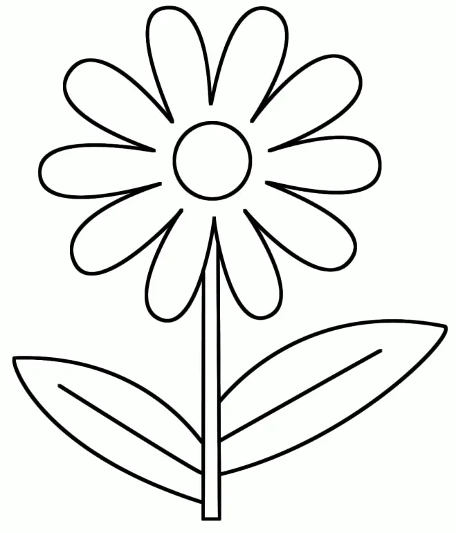 Desenhos de Margaridas Para Colorir 15