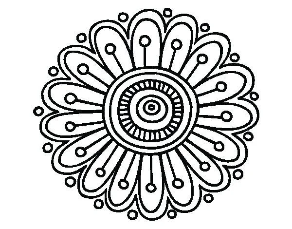 Desenhos de Margaridas Para Colorir 30
