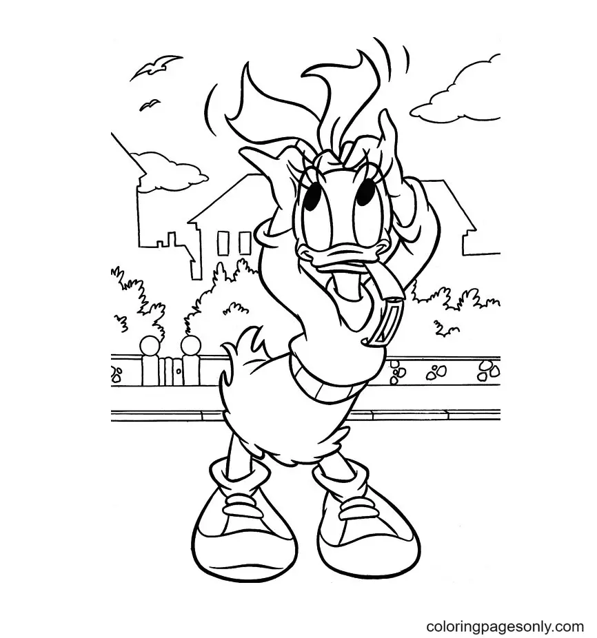 Daisy Duck Coloring Pages 50