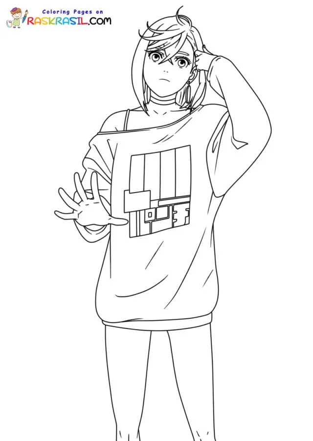 Dandadan Coloring Pages 5