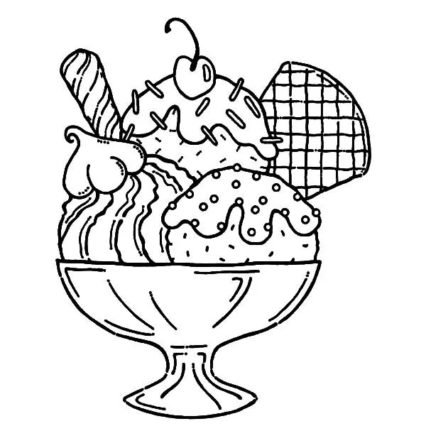 Postres Para Colorear 18