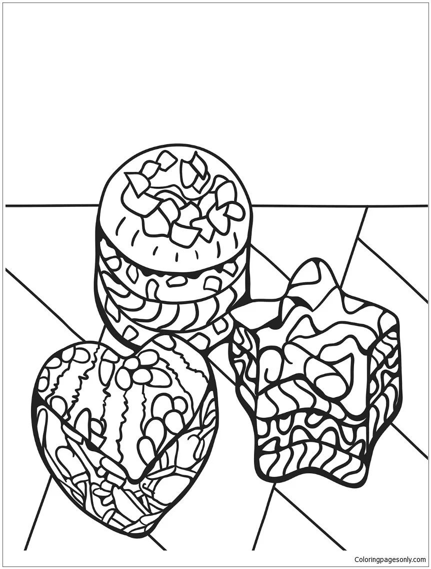 Postres Para Colorear 23