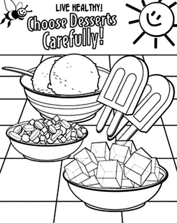 Postres Para Colorear 33