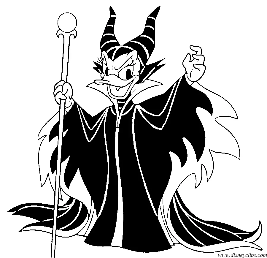 Disney Halloween Coloring Pages