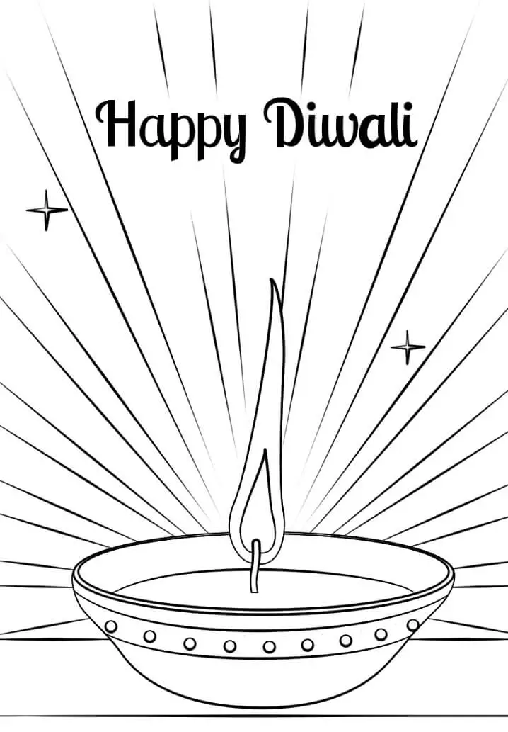 Diwali Ausmalbilder 8