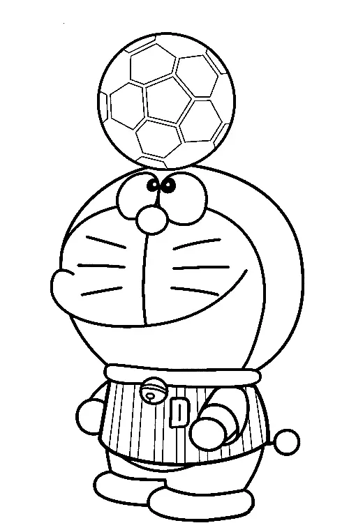 Doraemon Coloring Pages 133