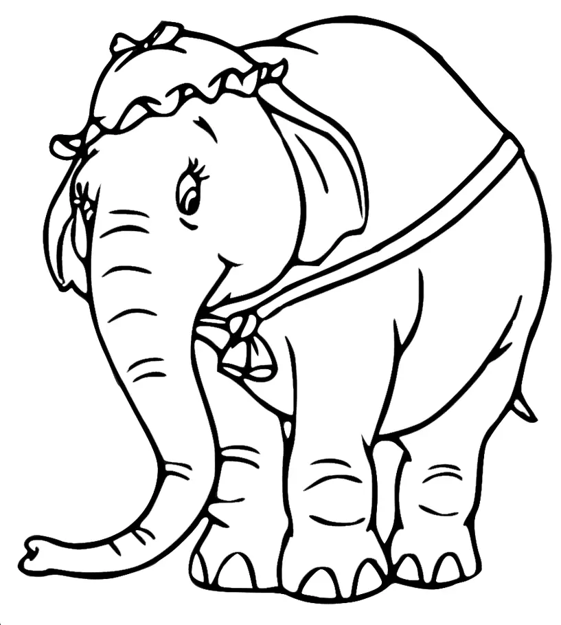 Dumbo Coloring Pages 11