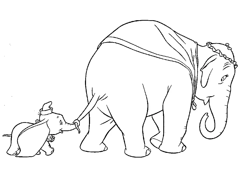 Dumbo Coloring Pages 38