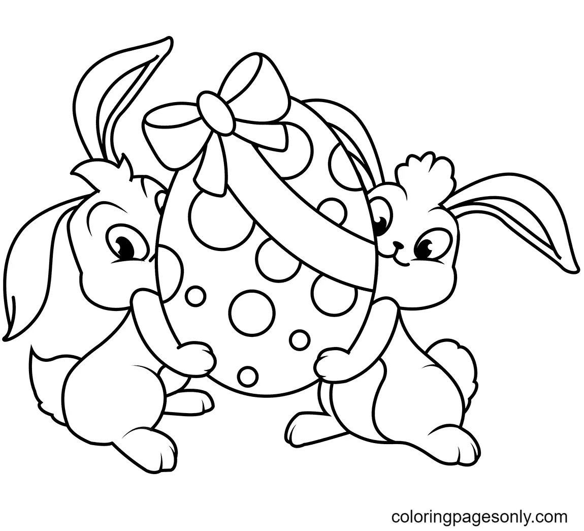 Osterhase Ausmalbilder 21
