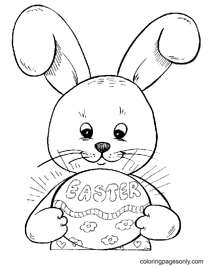 Osterhase Ausmalbilder 29