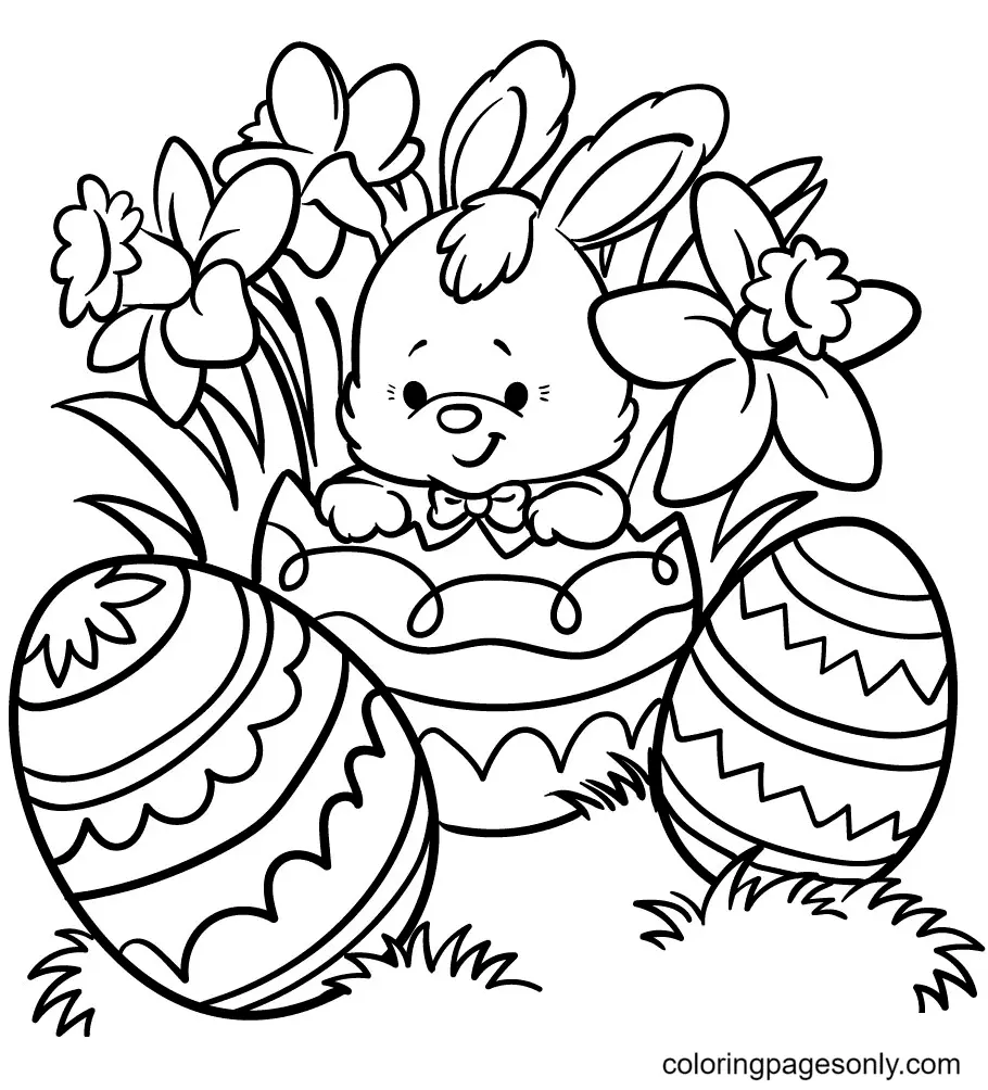 Osterhase Ausmalbilder 40