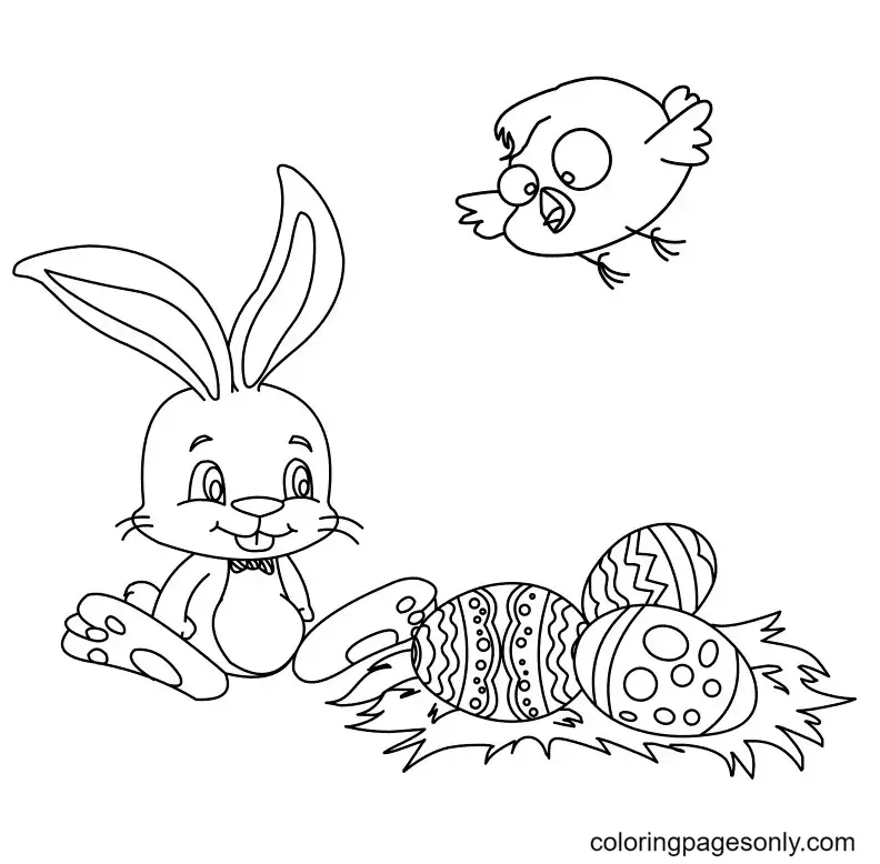 Osterhase Ausmalbilder 49