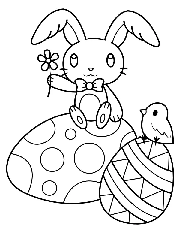 Osterhase Ausmalbilder 70