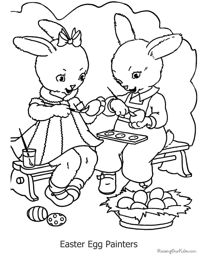 Easter Coloring Pages 84