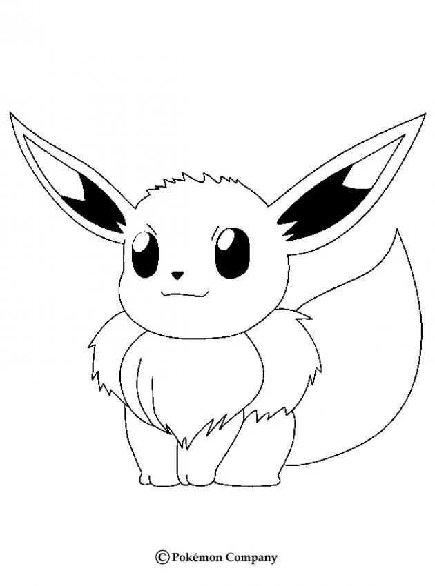 Eevee Pokemon Para Colorear 2