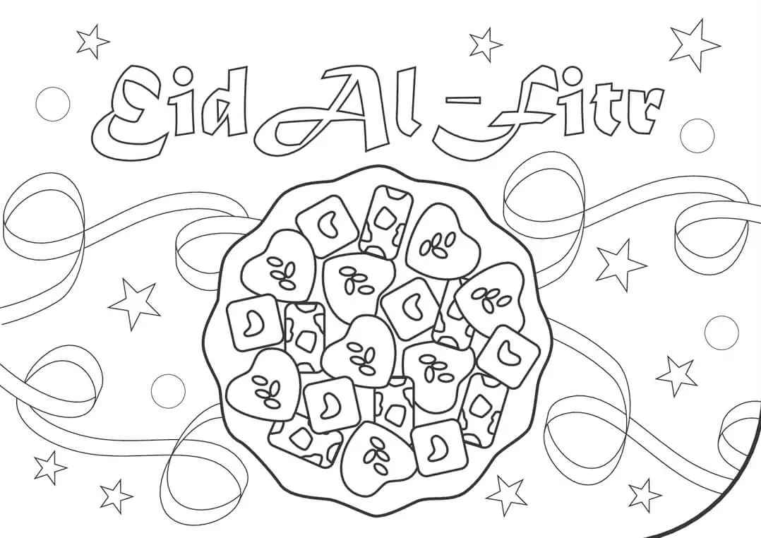 Eid Al Fitr Coloring Pages 16