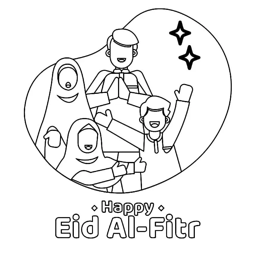 Eid Al Fitr Coloring Pages 22