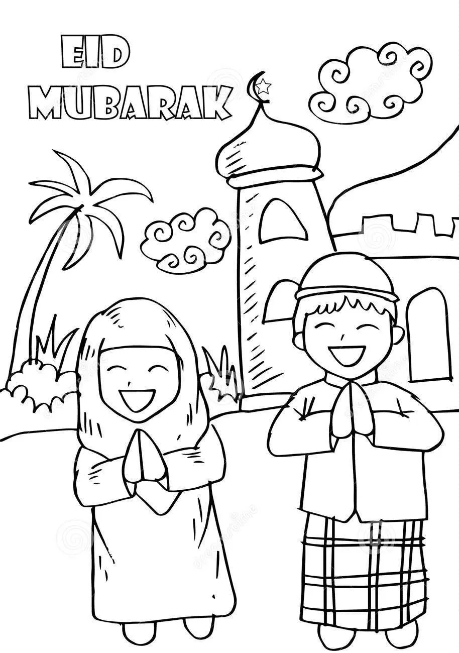 Eid Al Fitr Coloring Pages 5